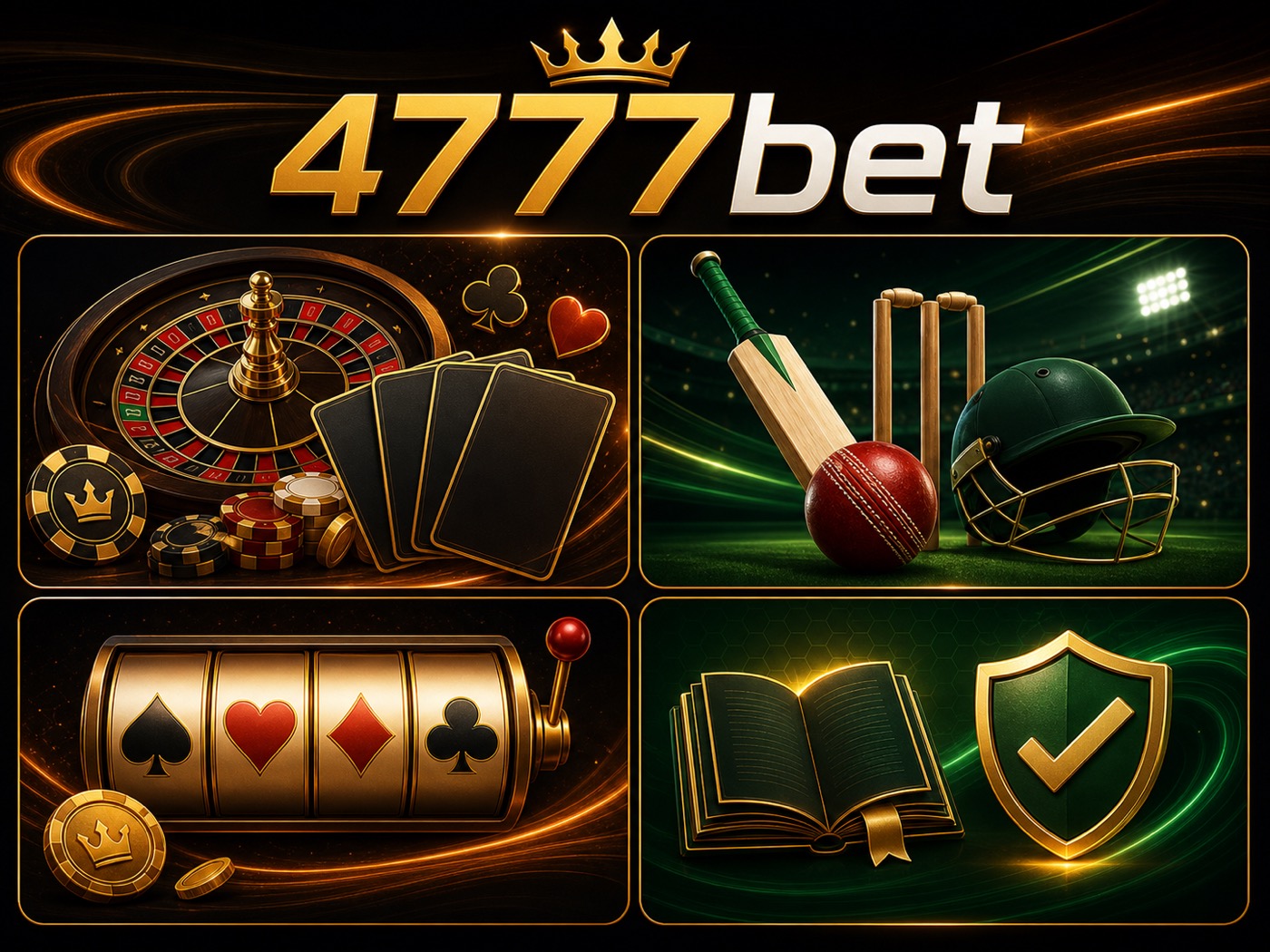 4777bet ক্যাসিনো, স্লট ও লাইভ খেলা